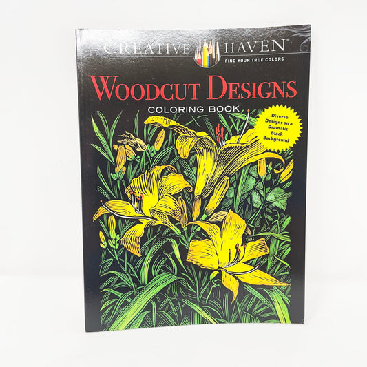 Woodcut Designs Coloring Book by Creative Haven