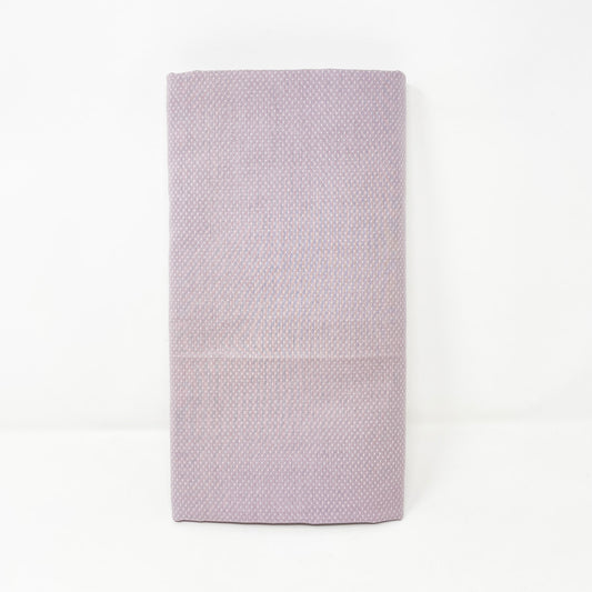 Appx 2 Yds Lightweight Lavender Cotton Fabric with White Dots