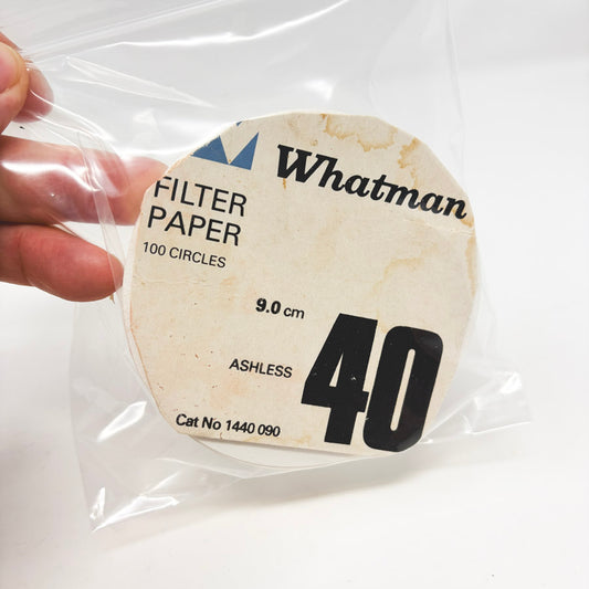 Whatman Grade 40 Ashless Filter Paper Circles