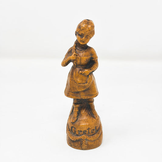 Gretel Wood Carved Figurine