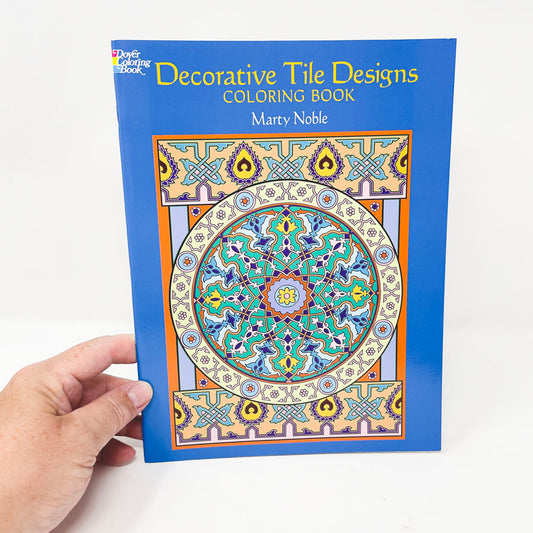 Decorative Tile Designs Dover Coloring Book