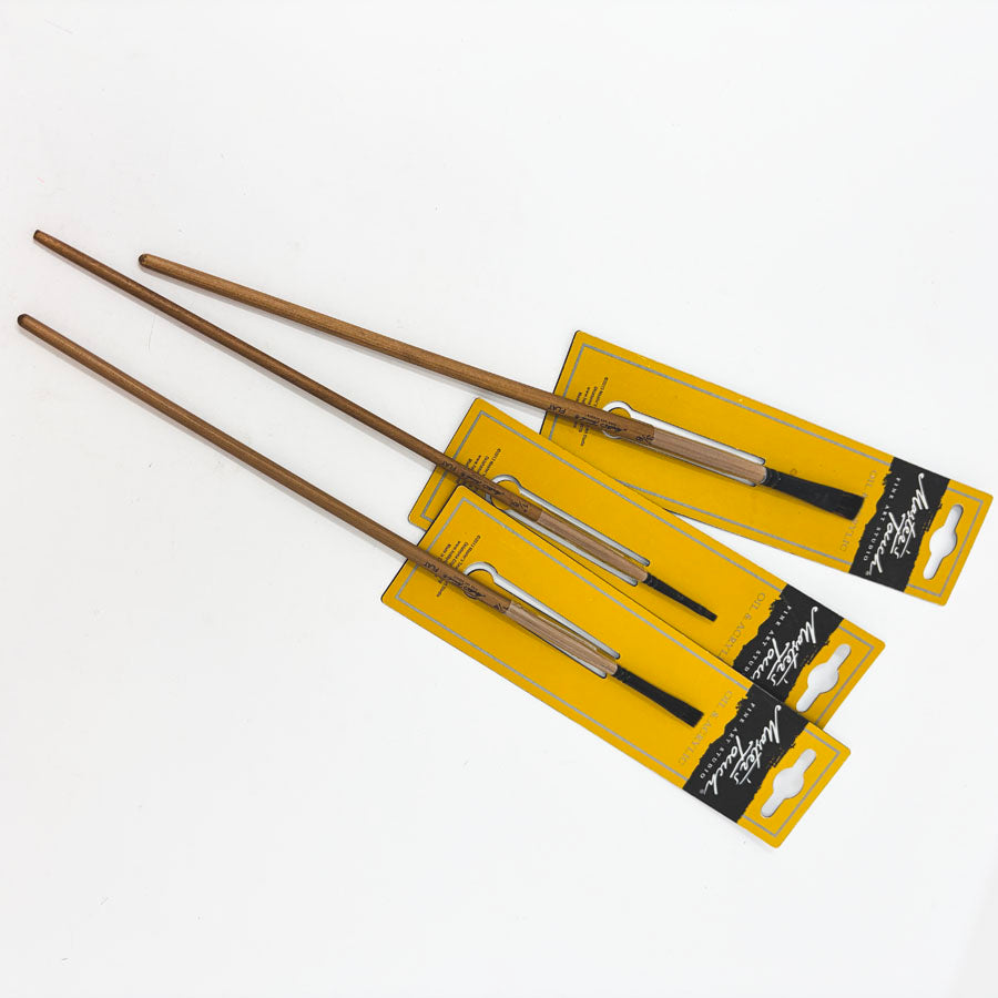Master's Touch Firm Synthetic Flat Paint Brushes (1)