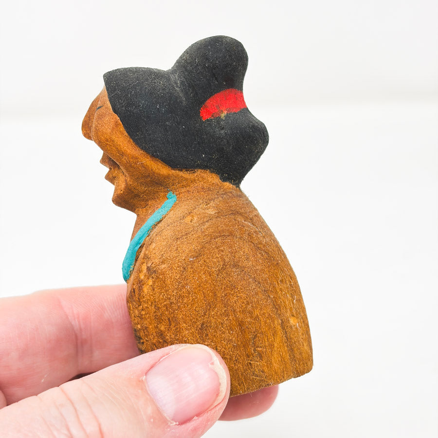 Native American Folk Art Figurine