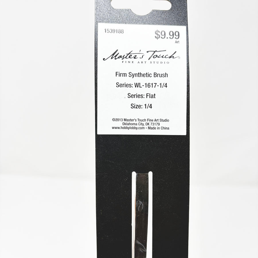 Master's Touch Firm Synthetic Flat Paint Brushes (1)