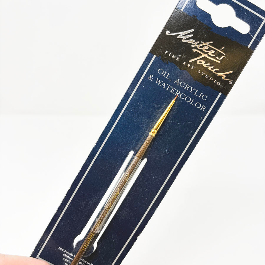 Master's Touch Golden Taklon Paint Brushes (1)