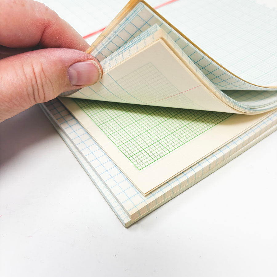 Stack of Assorted Graph Paper