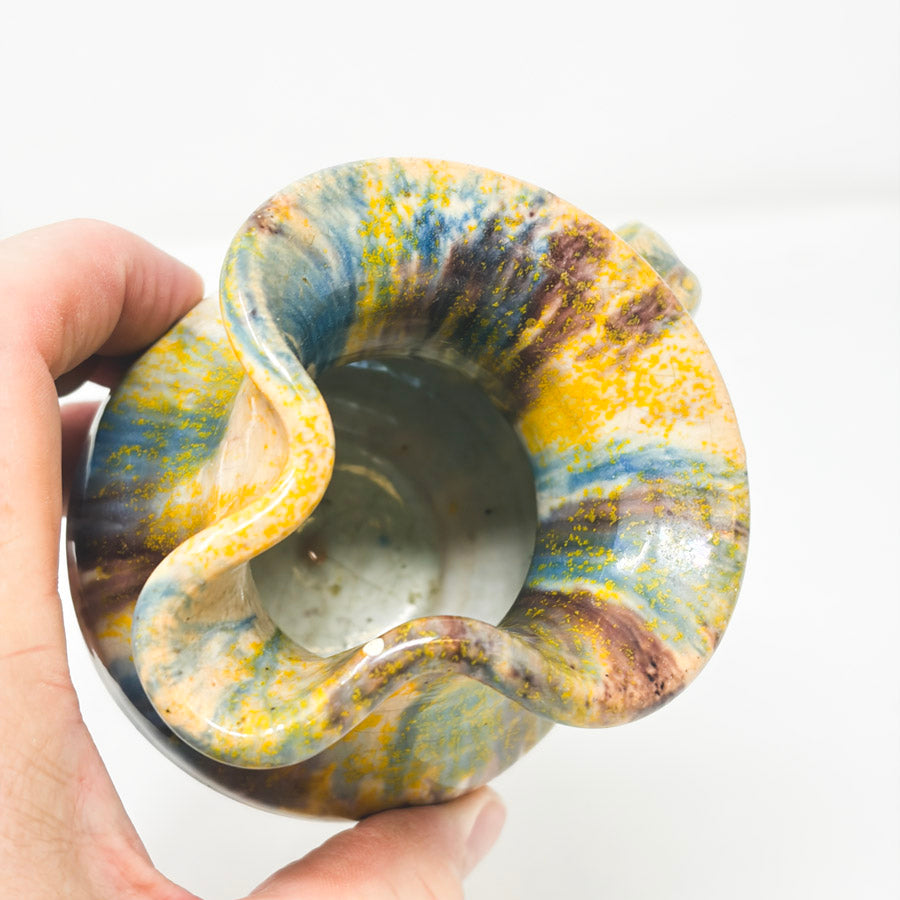 Vintage Small Creamer with Drip Glaze