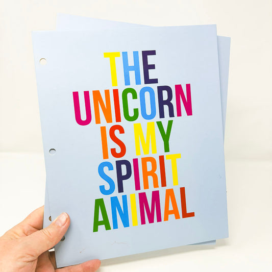 Unicorn Spirit Animal Folder (1)