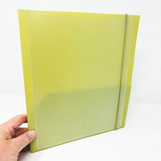 Green Plastic Multi-Pocket Folder