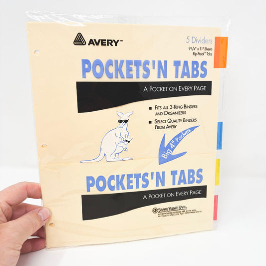 Avery Pockets'N Tabs Binder Dividers