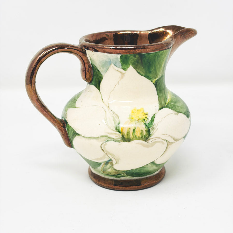 Vintage Cumbow China Floral Creamer Pitcher