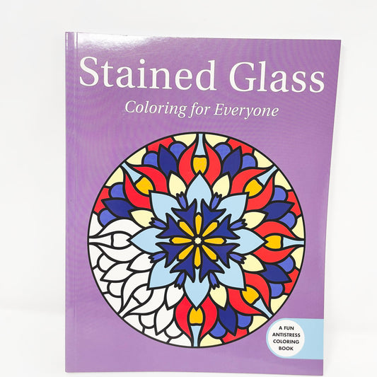 Stained Glass Coloring for Everyone Coloring Book
