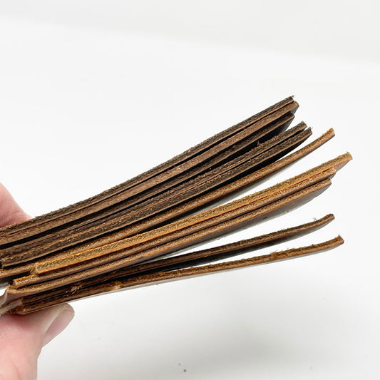 Small Pack of Leather Strips