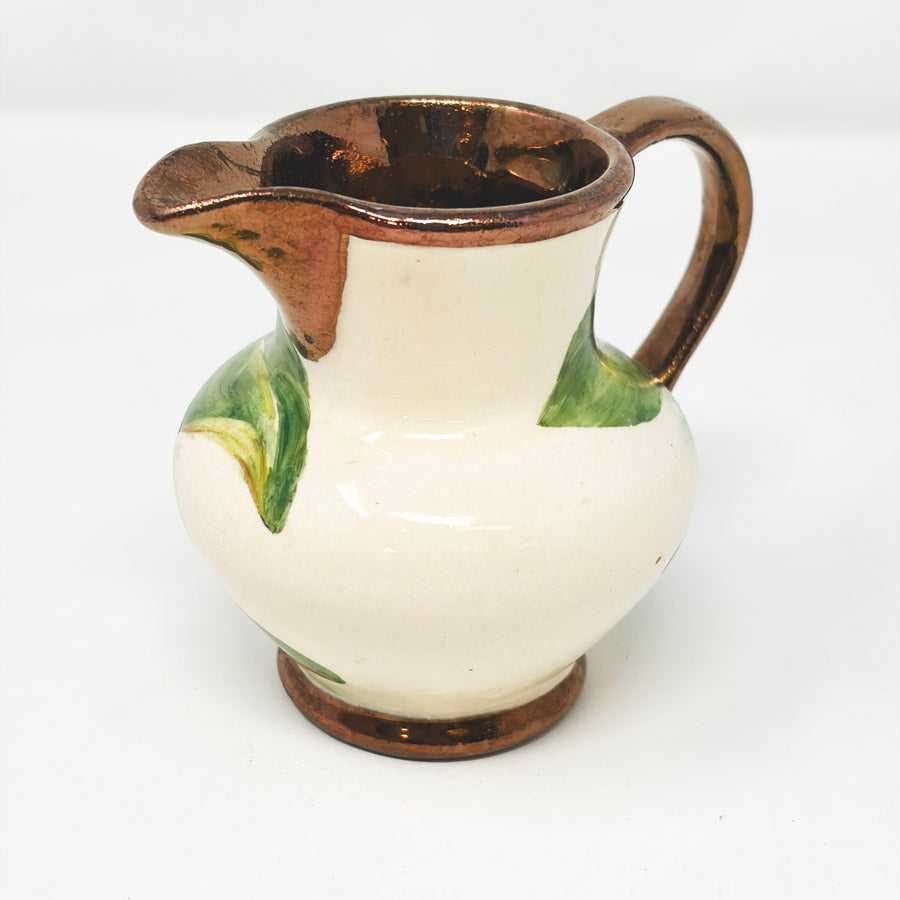 Vintage Cumbow China Floral Creamer Pitcher