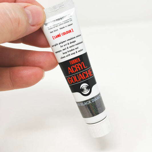 Turner Acryl Gouache- lame black diamond 20ml