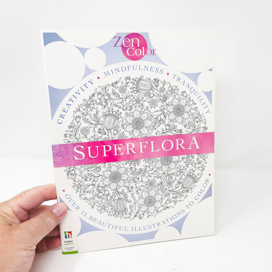 Super Flora Coloring Book