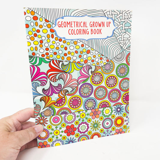 Geometric Grown Up Coloring Book