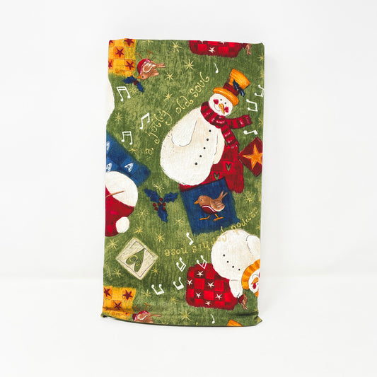 Appx 2 Yds Concord Fabrics - Singing Snowmen