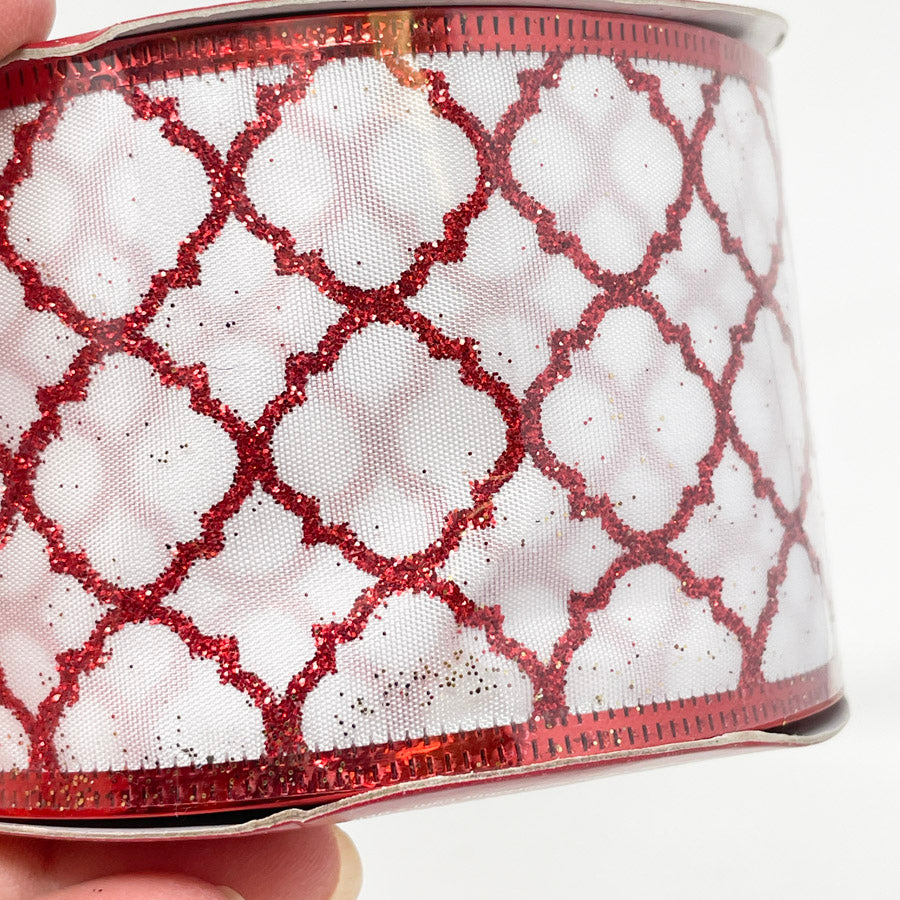 2.5" Various Wired Edge Christmas Ribbons