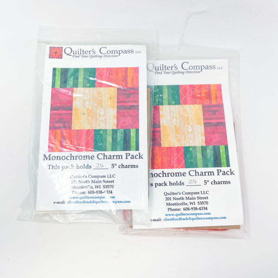 Quilter's Compass Monocrome Charm Pack