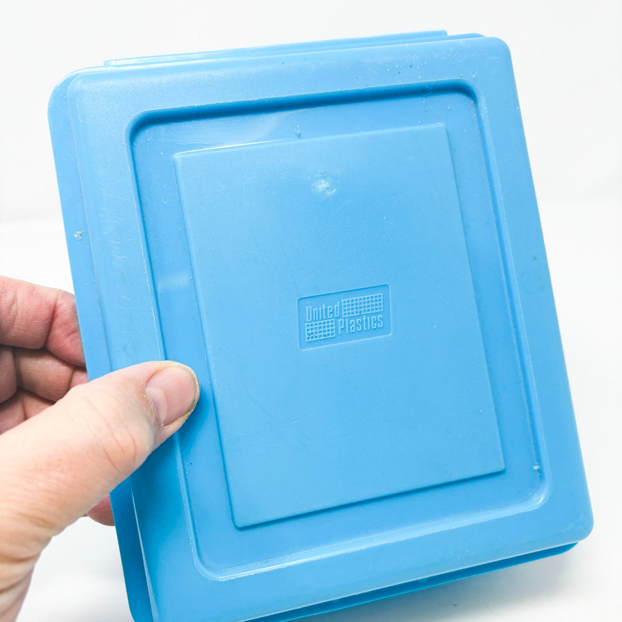 Small Blue United Plastics Box