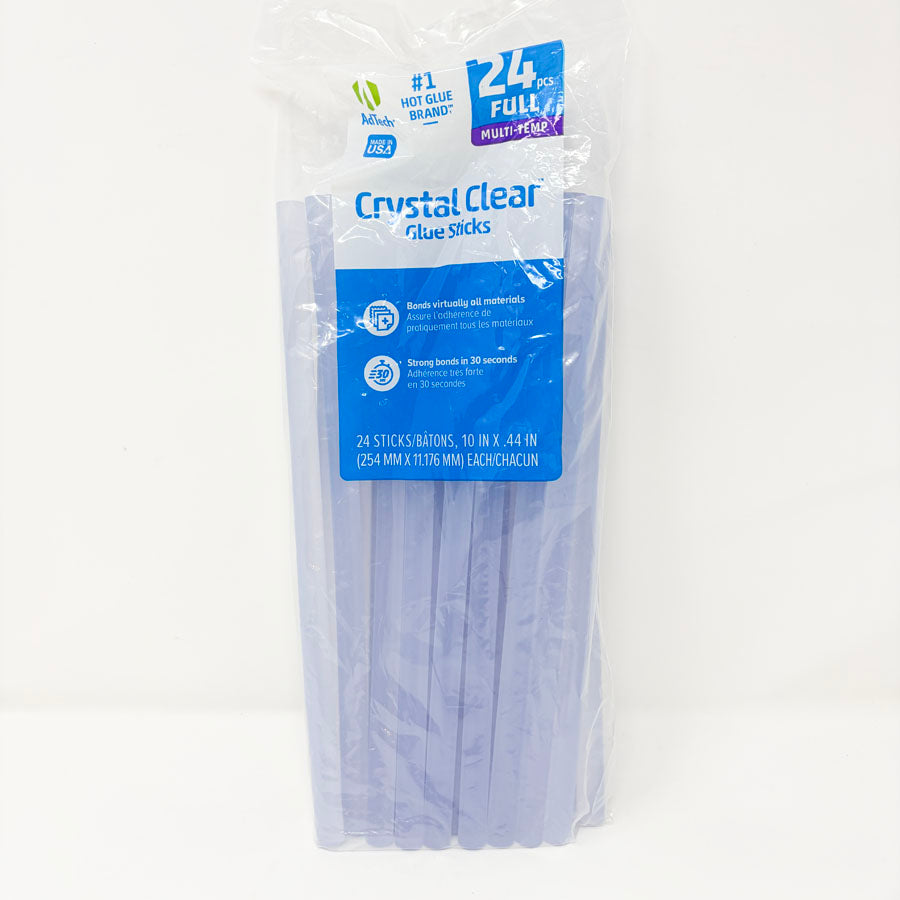 AdTech Crystal Clear Glue Sticks- 24pcs Full