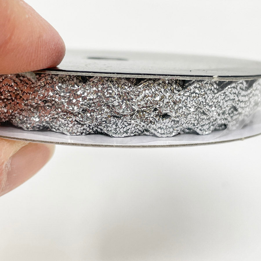 Wrights Metallic Zig-Zag Ribbon