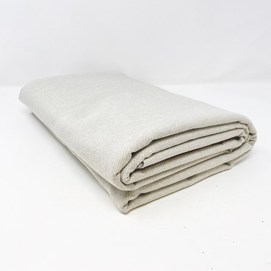 Appx 2 Yds Taupe Thick Upholstery Style Woven Fabric