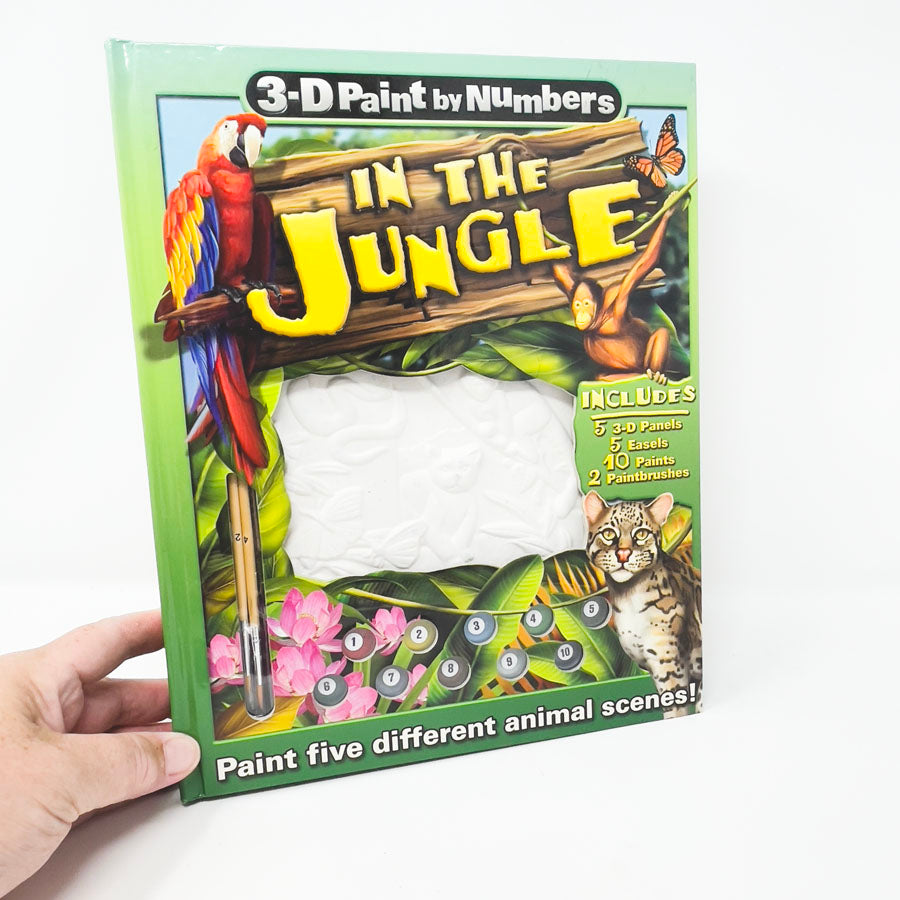 3-D Paint by Number Kit  - In The Jungle