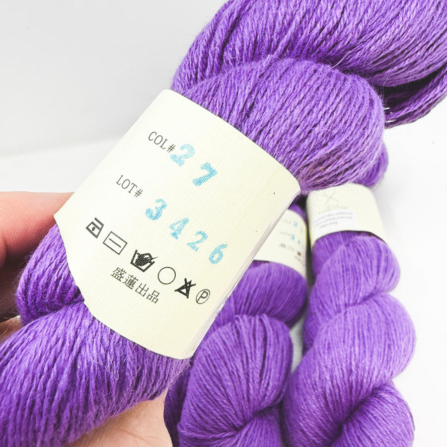 Lotus Yarns - Mimi Plus – Purple Col. 27 (1)