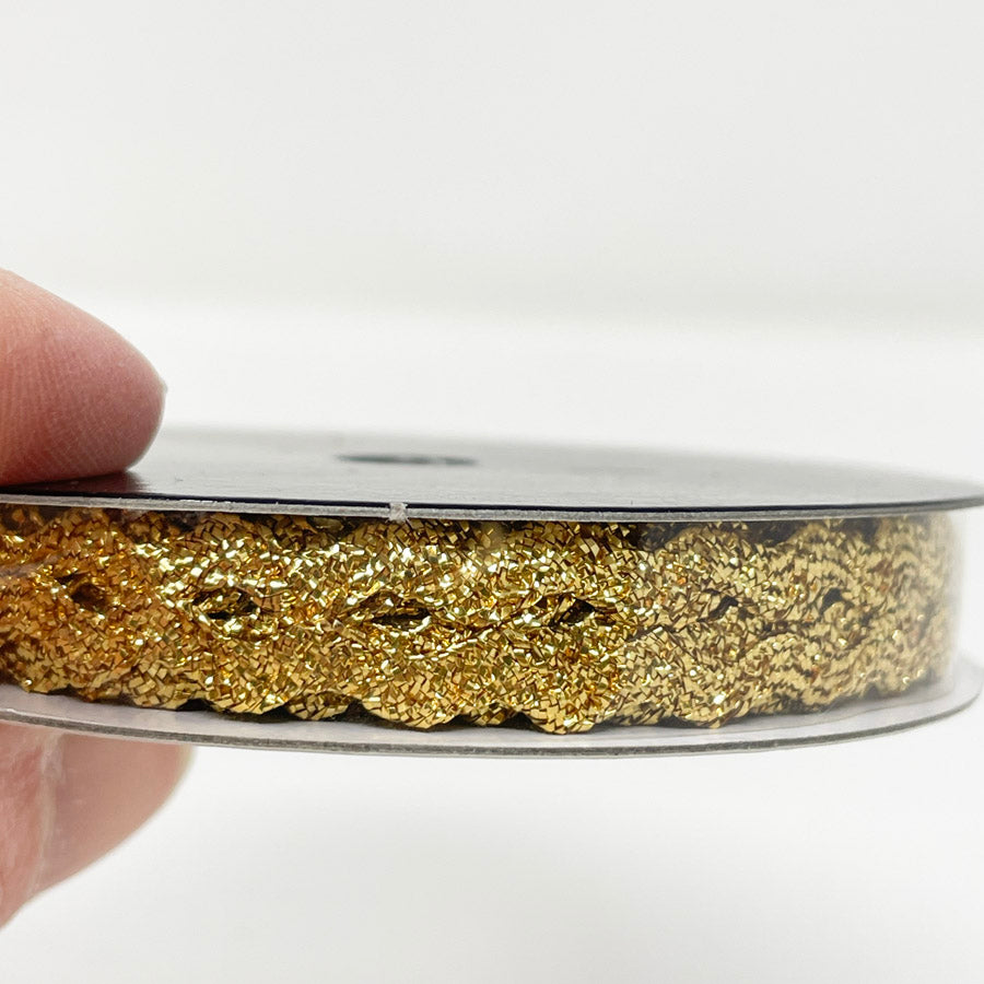 Wrights Metallic Zig-Zag Ribbon