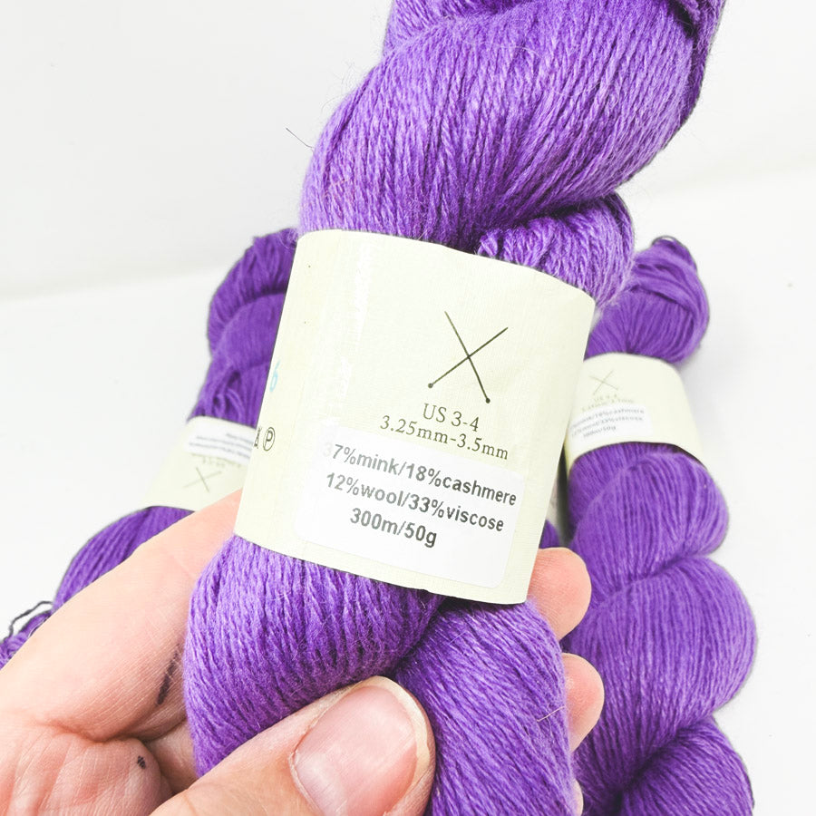 Lotus Yarns - Mimi Plus – Purple Col. 27 (1)