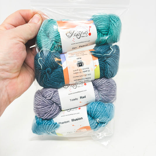 Twisted Fiber Art Mini Skein Bundle
