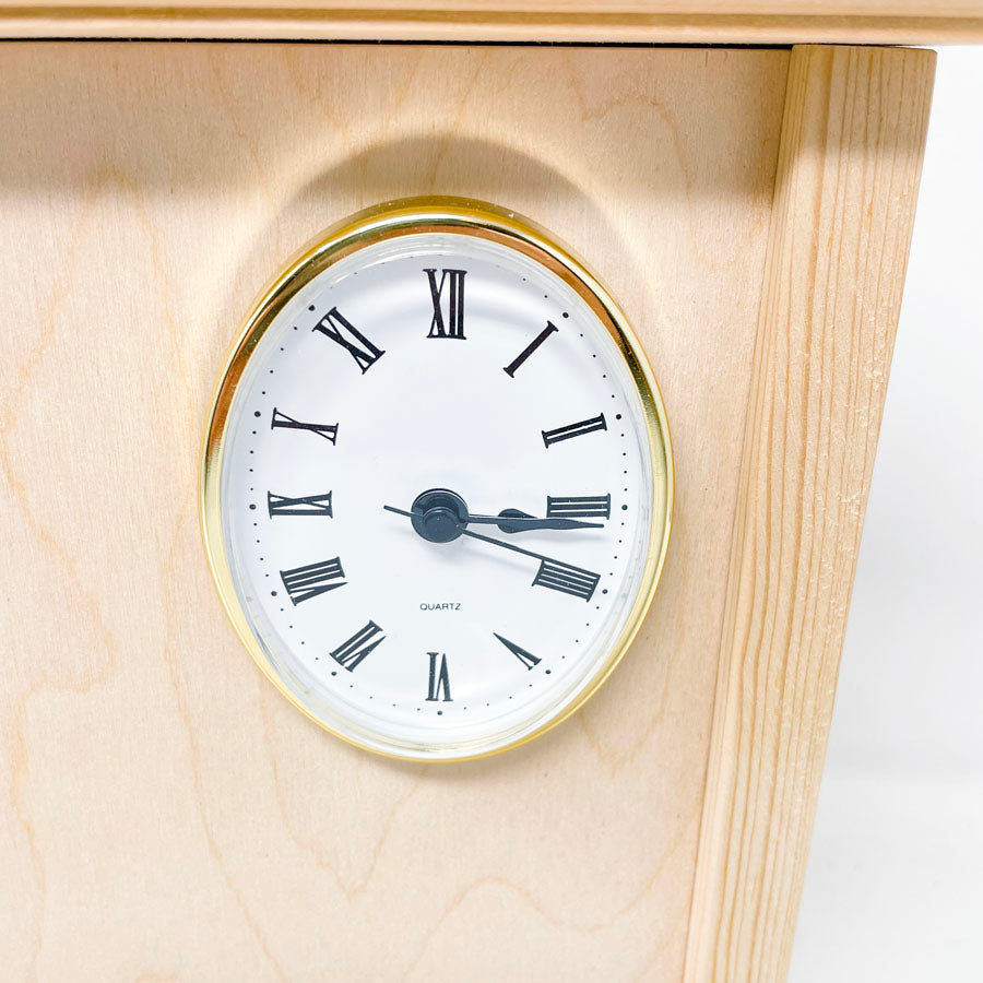 Unfinished Wood Clock