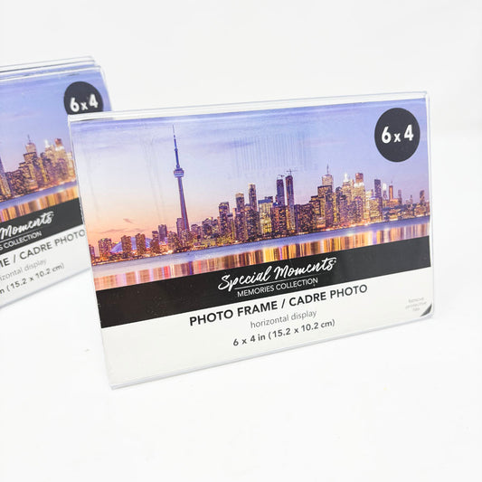 6" x 4" Acrylic Stand Frames (1)