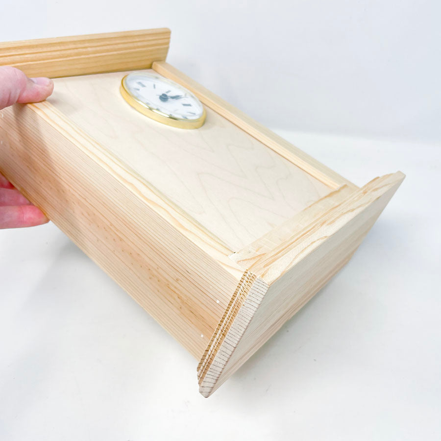 Unfinished Wood Clock