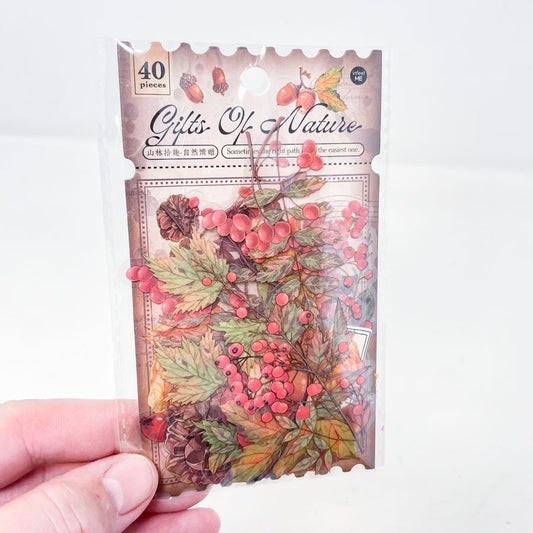 Gifts of Nature Clear Embellishments