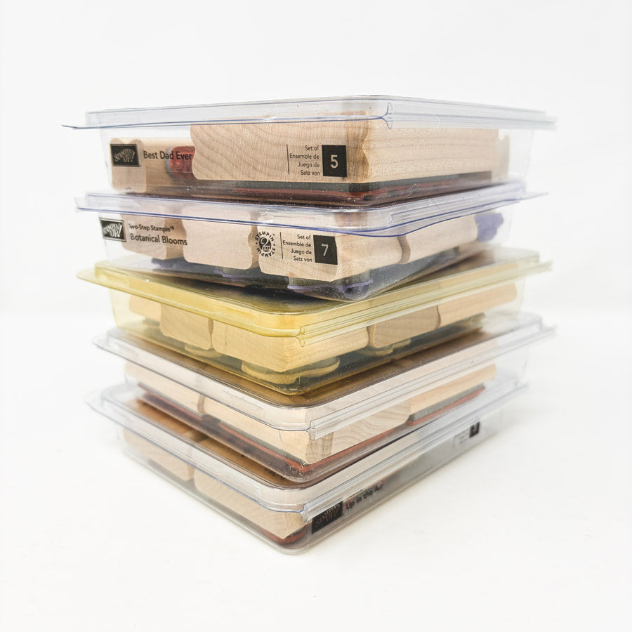 Stampin' Up! Medium Box Sets of Rubber Stamps - Pick a Design