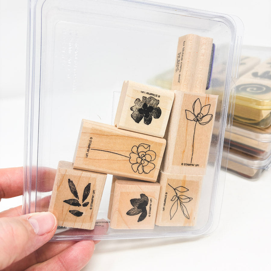 Stampin' Up! Medium Box Sets of Rubber Stamps - Pick a Design