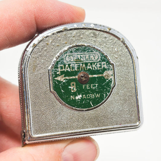Vintage Stanley Pacemaker 8 Ft Tape Measure