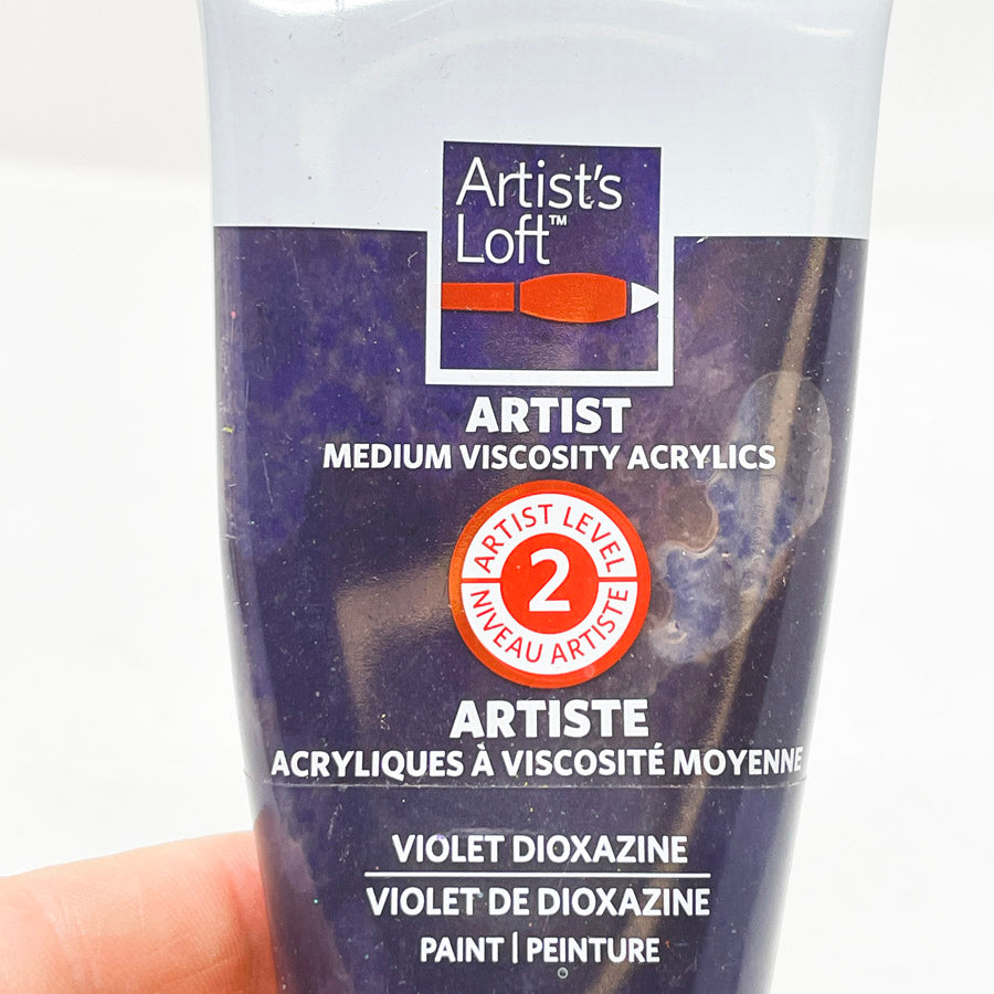 Artist's Loft Med Velocity Acrylics - Violet Dioxazine