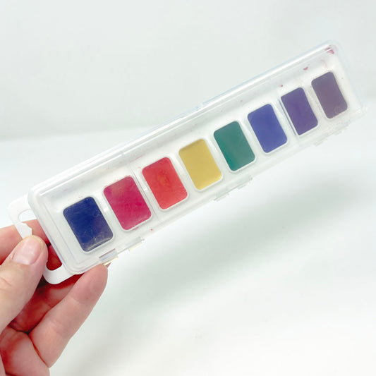 8 Color Tray Watercolor Set