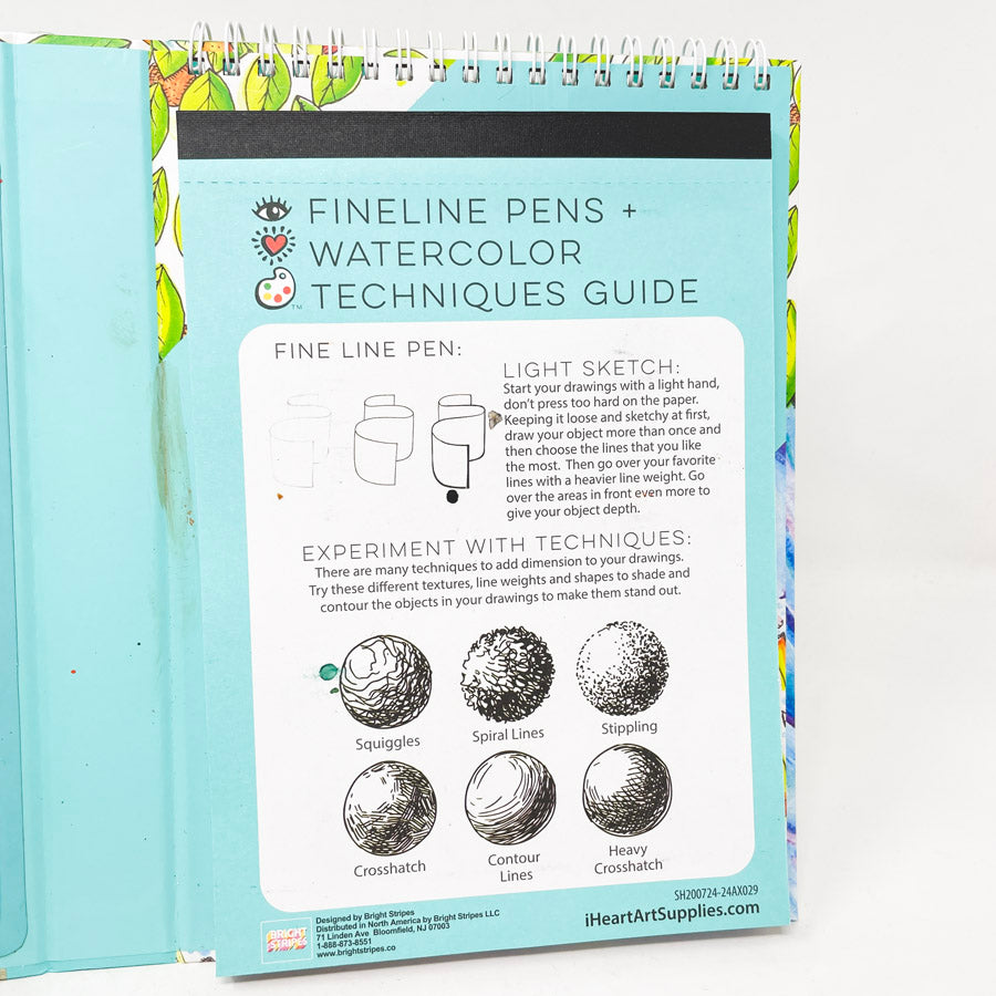 Travel Art Pack Watercolors & Fine Line Pen