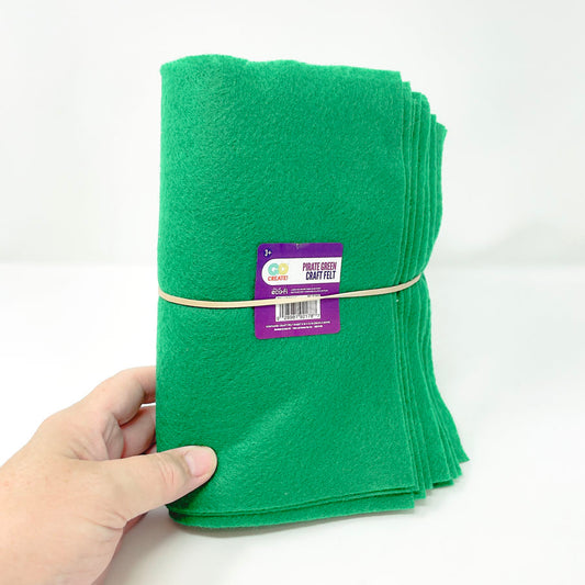 Bundle of Green Felt