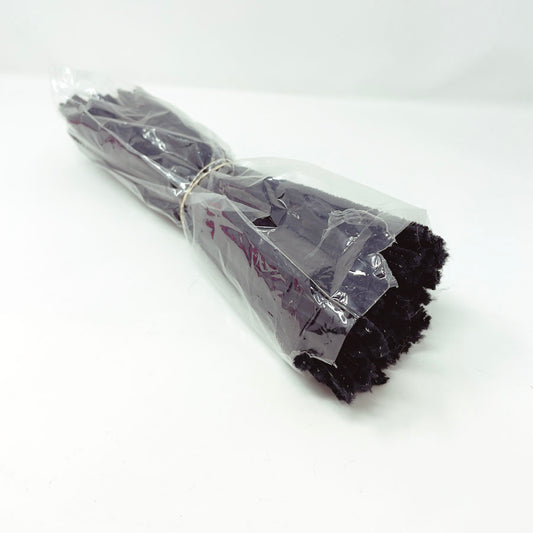 Bundle of Black Chenille Stems/Pipecleaners
