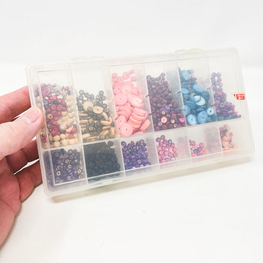 Small Box of Circle and Round Beads