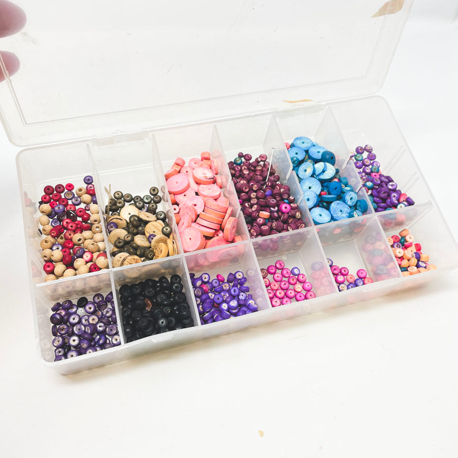 Small Box of Circle and Round Beads