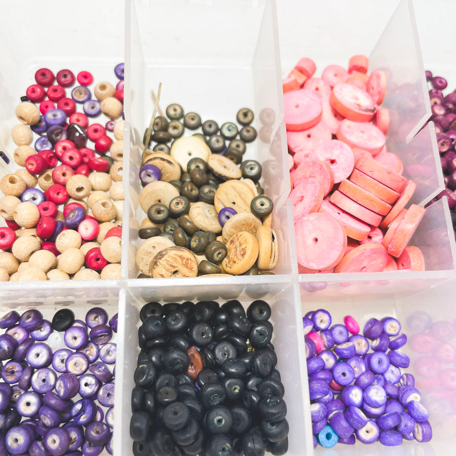 Small Box of Circle and Round Beads