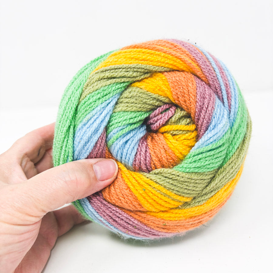 Caron Cinnamon Swirl Cakes Acrylic Yarn