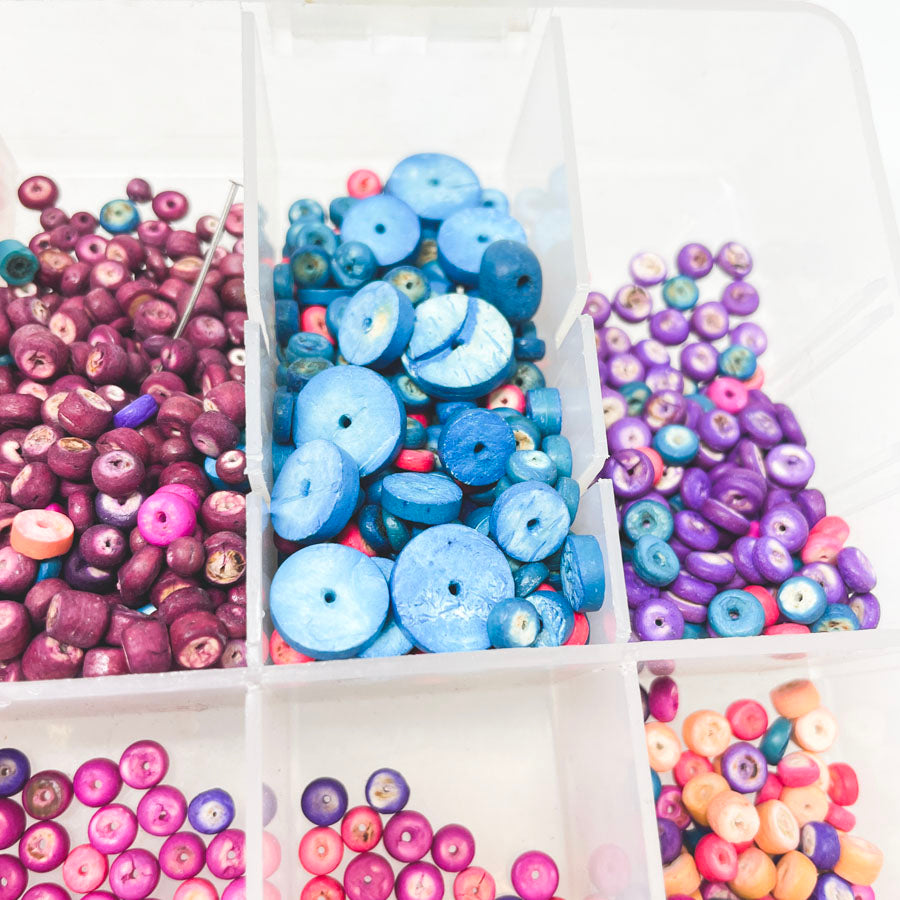 Small Box of Circle and Round Beads